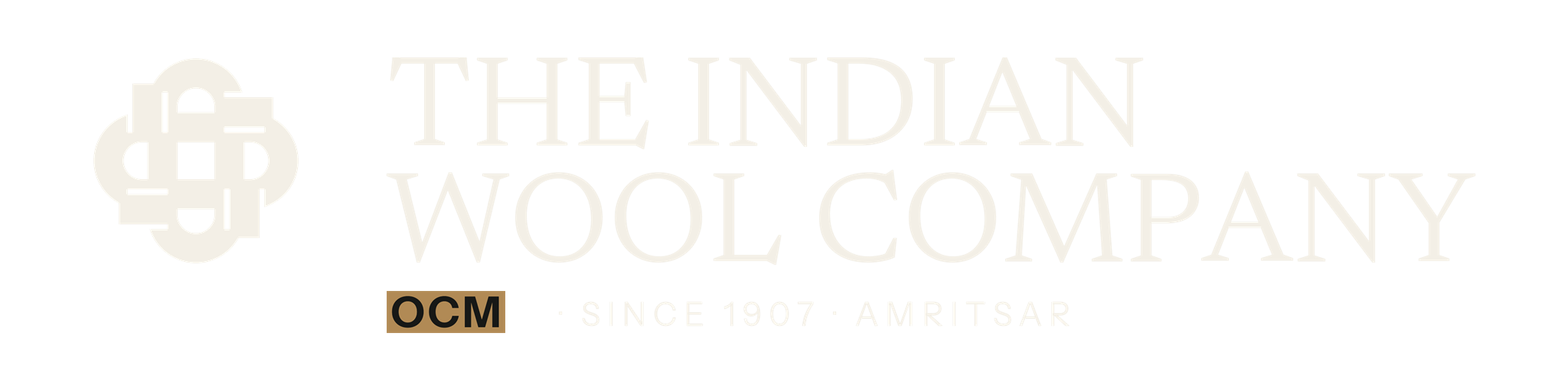 The Indian Wool Company. OCM since 1907. Amritsar.